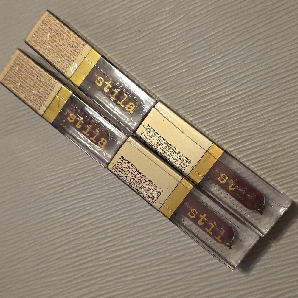 4 Mini Stila Shimmering Beauty Boss‎ Lip Gloss Synergy